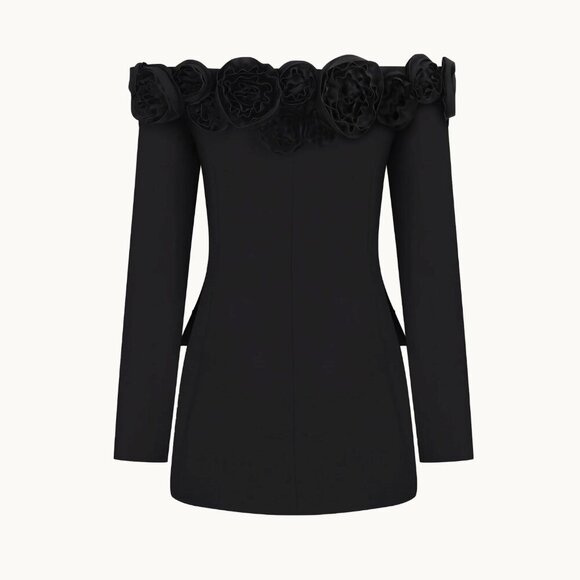 NWT Anna October Vanda Dress in Black size medium - Picture 5 of 9